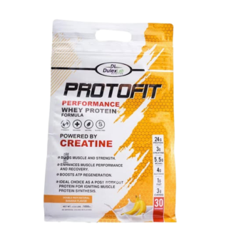 ProtoFit Performance Whey Protein – Formule enrichie en Créatine (Fraise)